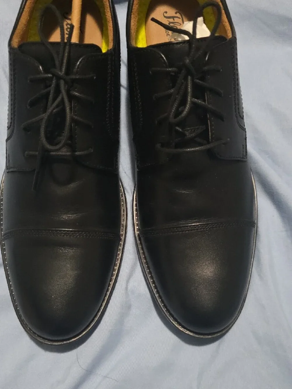 Florsheim Midtown Cap Toe Oxford Leather Dress Shoe - Black Size 11